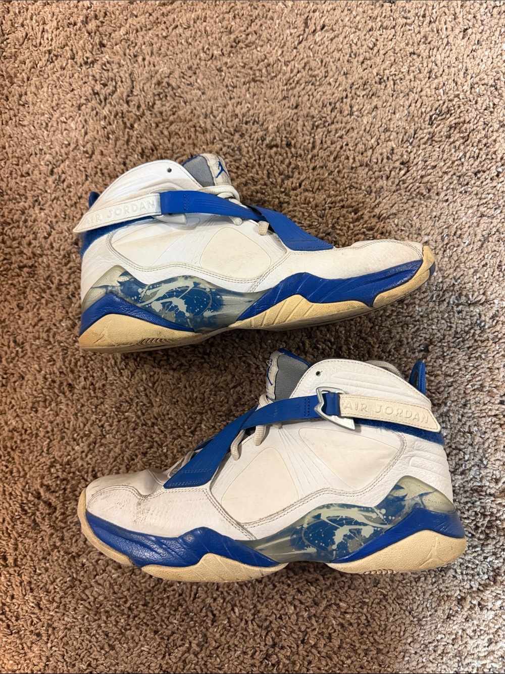 NIKE AIR JORDAN 8.0 MENS SIZE 10.5 **SANITIZED**